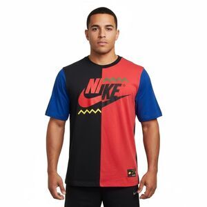 Vintage Y2K Nike Live Together Short Sleeve T-Shirt Color Block. Size Small